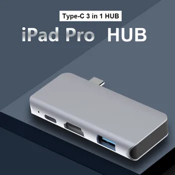 

2020 Audio Hub Adapter For IPad Pro, Type-C 3.5mm Charging Converter Cable Connector For Ipad Pro