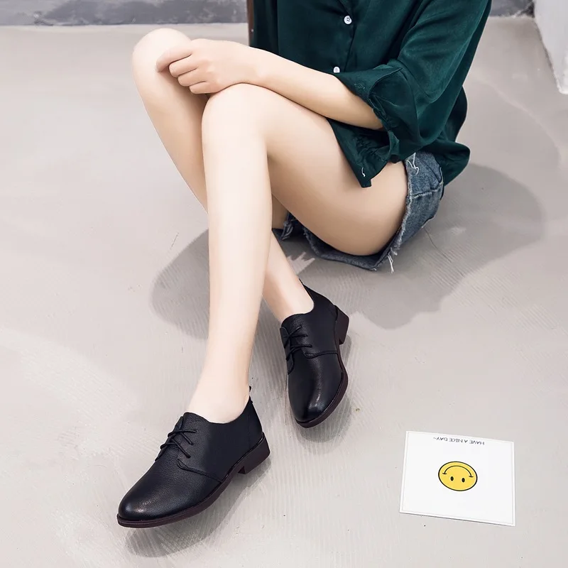 

WOMEN'S Shoes 2019 Autumn New Style Versatile Flat Korean-style Embroidery Shoes