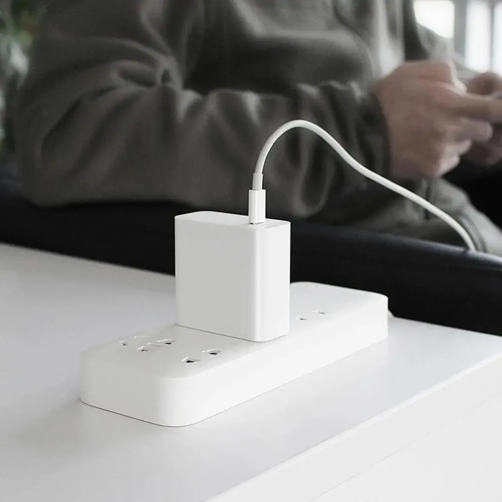 Оригинальное зарядное устройство MI Mijia USB-C 45 Вт, умный выход, порт type-C, USB PD 2,0, QC 3,0, быстрая зарядка, C2C кабель, usb type-C, адаптер питания