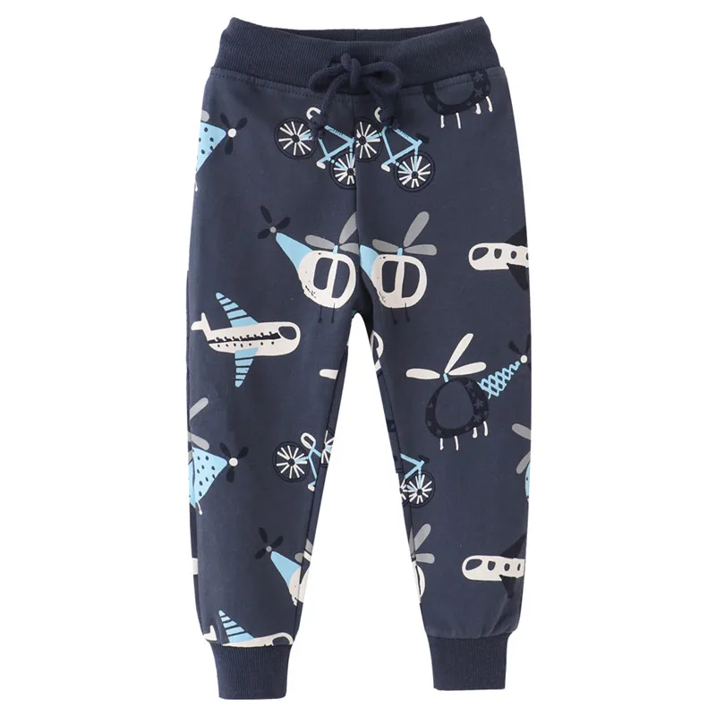 Jumping Meters New Arrival Red Children's Sweatpants Drawstring Autumn Spring Boys Girls Trousers Pants Baby Clothes 6