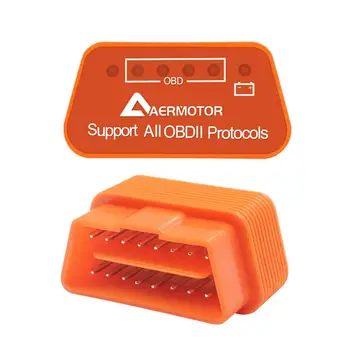 Автомобильный детектор неисправностей Aermotor ELM327 Bluetooth 4,0 подходит для Android и Apple Диагностический прибор неисправностей автомобиля Автомобильный детектор неисправностей Aermotor ELM327 Bluetooth 4,0 подходит для Android и Apple Диагностический прибор неисправностей автомобиля