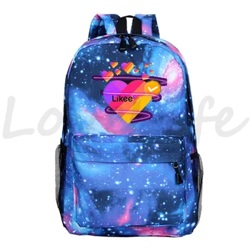 

Likee Video APP like Likee School Bags Boys Girls Likee Back to School Backpack Men women beautiful new pattern Likee rucksack