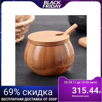 

Sugar bowl with spoon "Stripes" 130 ml, 8.5 × 7 cm