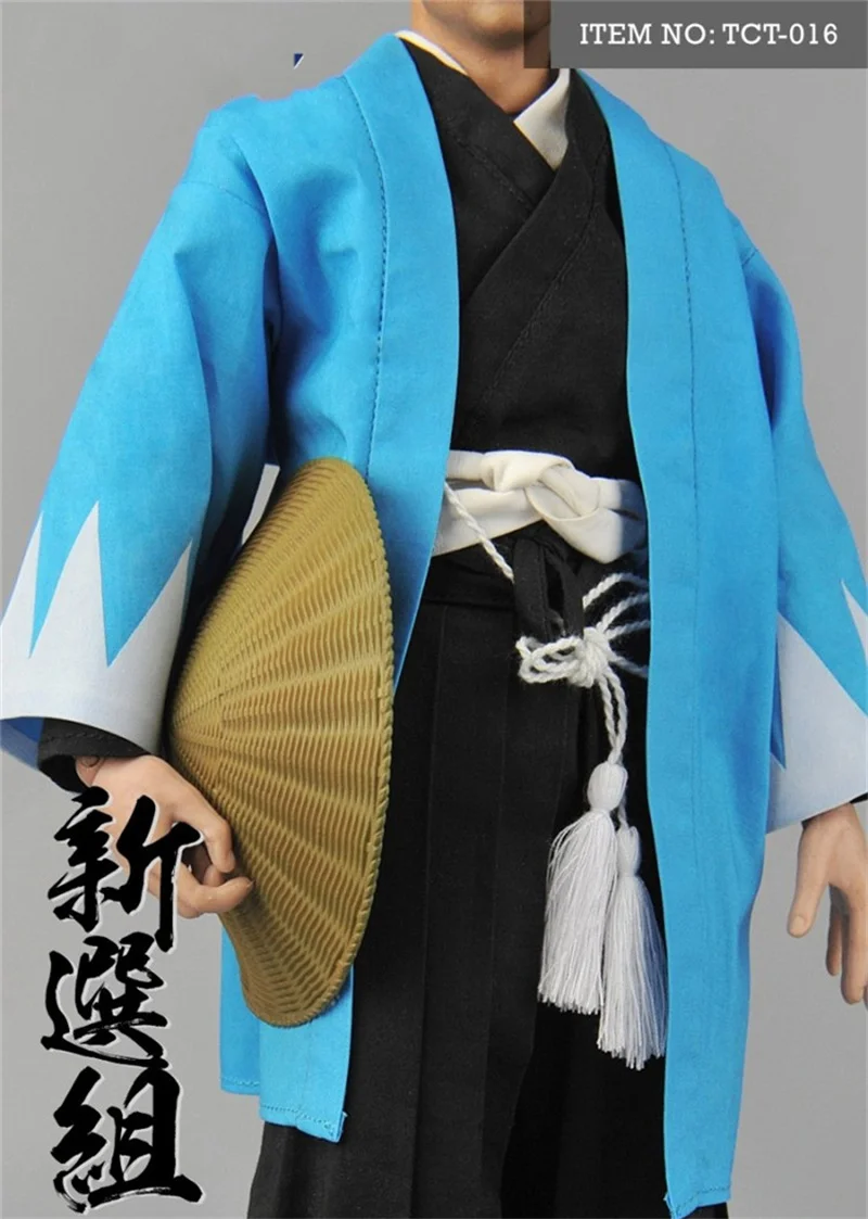 1/6 Toyscentre TCT-016 Japanese Male Samurai Clothes Costume Kit with  Weapon Accessory Fit 12'' Action Figure Body