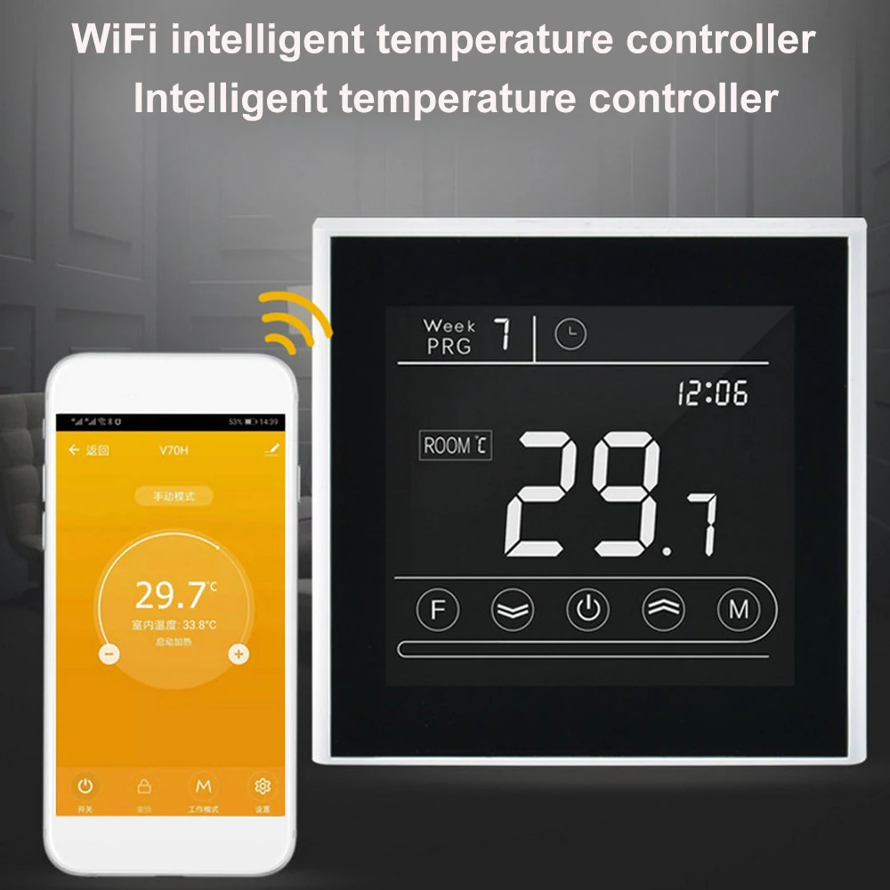 Uitstralen Vulkaan prachtig Smart Intelligente Wifi Thermostaat Thuis Kamer Elektrische Water Gas  Boiler Vloerverwarming Temperatuurregelaar Telefoon App Controle -  AliExpress Woninginrichting