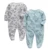 Baby Girls Sleepers Пижамы Младенцы Новорожденные Мальчики Комбинезоны 2 шт./лот Младенческий Sleepsuit Пижамы 0 3 6 9 12 Месяцев Детская Одежда