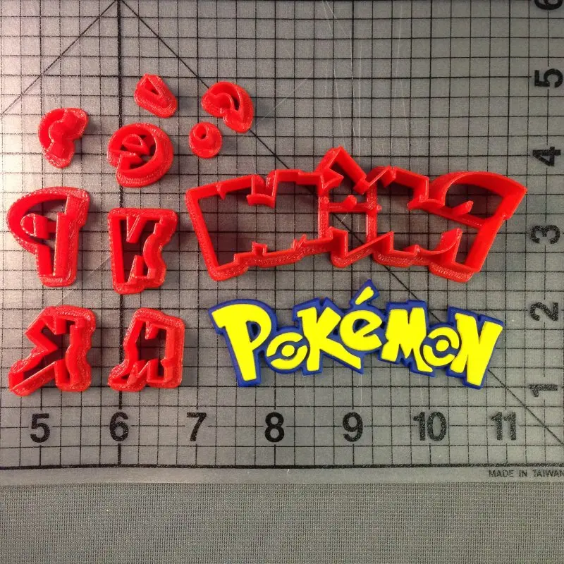 Персонаж игры Pokemoon Ball резак для печенья набор лица помадка украшения торта