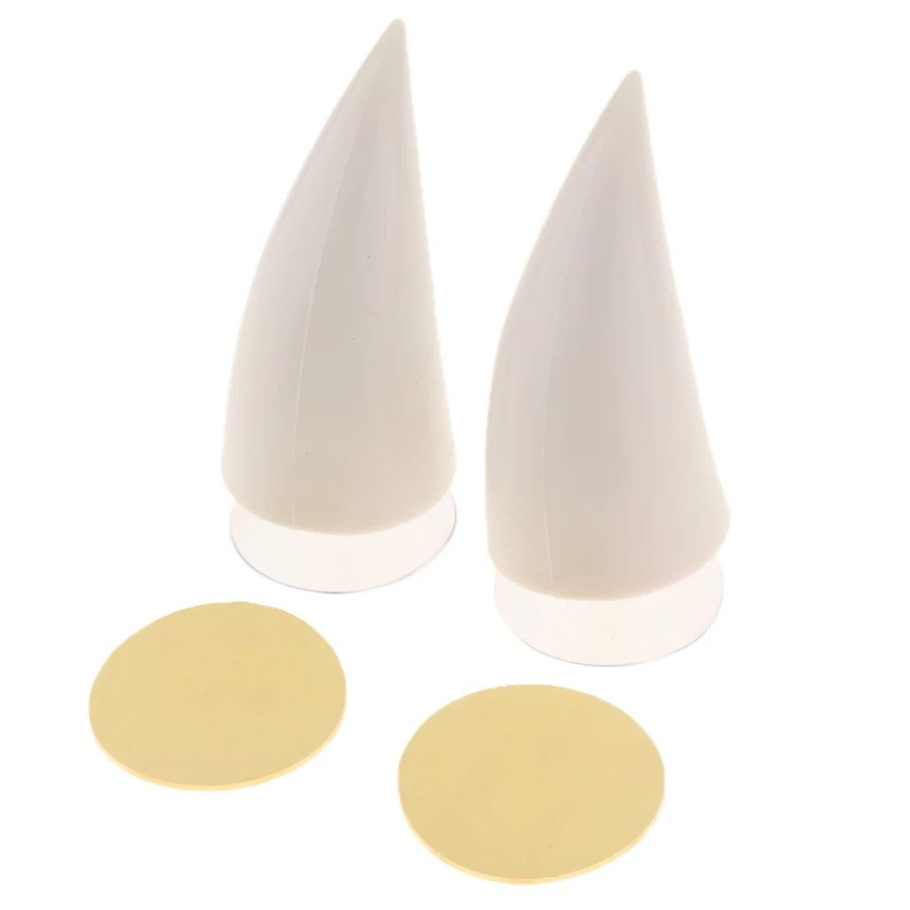 Motorcycle Helmet Horn Devil Suction Cup Stick On Horns for Harley