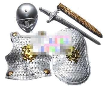 

Hell Valley Halloween Children's Ancient Roman Soldiers Warriors Armored Knights Halloween Decoration Party Supplies