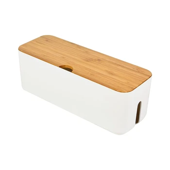 

Wire Power Case Charger Cable Strip Storage Dust Box Anti Socket Organizer Desktop Network Line Storage Bin