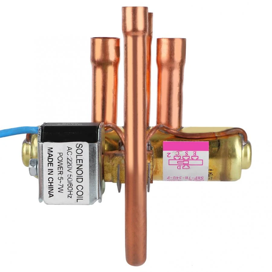 Air Conditioning Four Way Reversing Valve With Coil 1p
