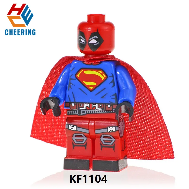 KF1104 Without Box Строительные блоки Shazam Anton, фигурки супер героев, распродажа, Дэдпул, буря, голубь, ястреб, кирпичи для детей, игрушки KF6080 - Цвет: KF1104 Without Box