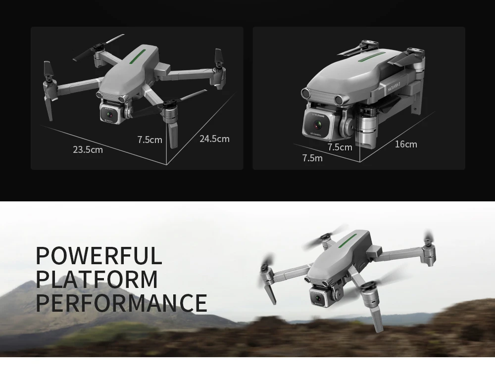 Радиоуправляемый Дрон L109-S gps Профессиональный Квадрокоптер 5G WiFi FPV 4K HD ESC камера бесщеточный вертолет 25 минут время полета VS F11 SG906