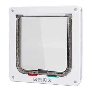 

Cat Door Cat Hole Dog Door Hole Controllable Access Direction Pet Door Cat Kennel Two-Way Security Door Pet Supplies