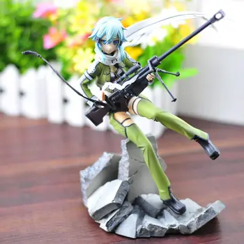 

Sword Art Online II Anime Sexy Figures Game Gun Gale Online GGO Asada Shino Sinon PVC Action Figure Collectible Model Toy