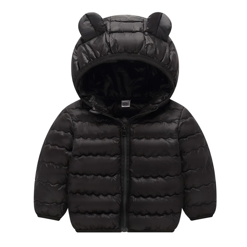  CYSINCOS Boys Girls Warm Down Parkas Jackets Autumn Winter Cotton Coats Baby Kids Hooded Outerwear 