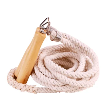 

7m Twisted Woven Skipping Rope Exercise Gym Fitness Linen Hemp Speed Jump Rope for Outdoor Exercise Sport Ornaments