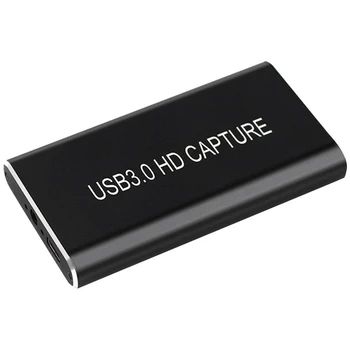 

USB Video Capture Card HD to Type-C/USB C/USB 3.0 1080P with HDMI Loop Output for Live Streaming Record Game Converter