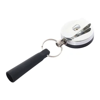 

Men Women Pencils Holder Belt Clip Durable Home Lanyard Outdoor Camping Key Ring Chain With Pen Cap Anti Lost Travel Retractable