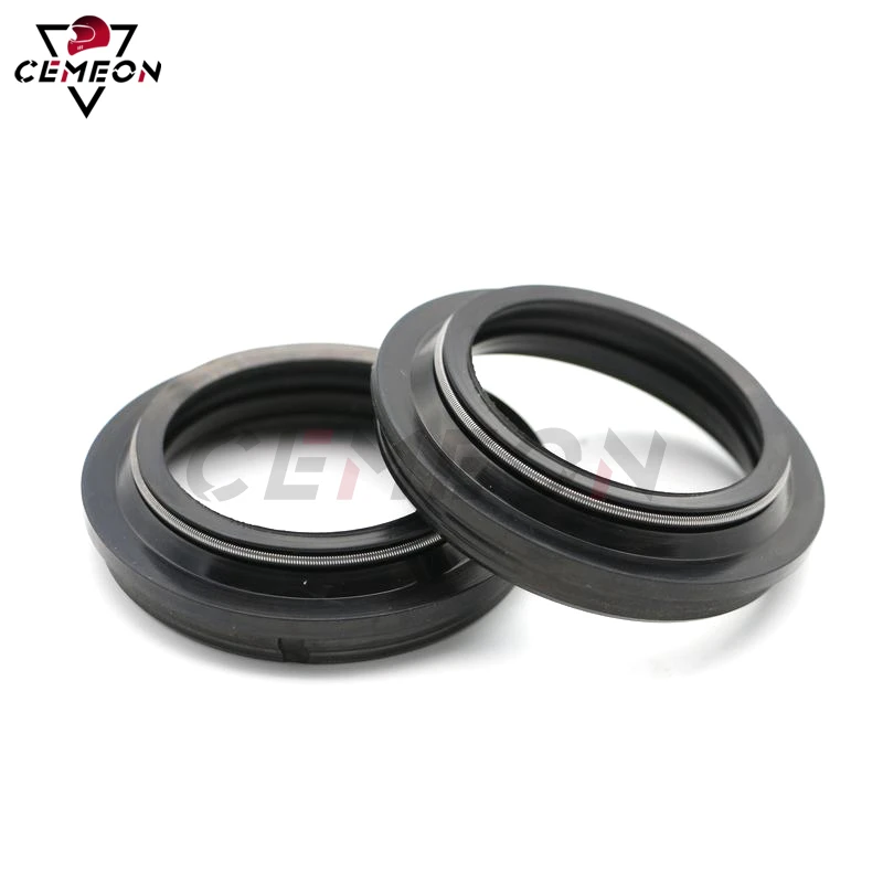 純正特販 Fork Seals Kawasaki EN500 Vulcan 9096のためのフォークシール＆1Lフォークオイル & 1L Oil for 90 www