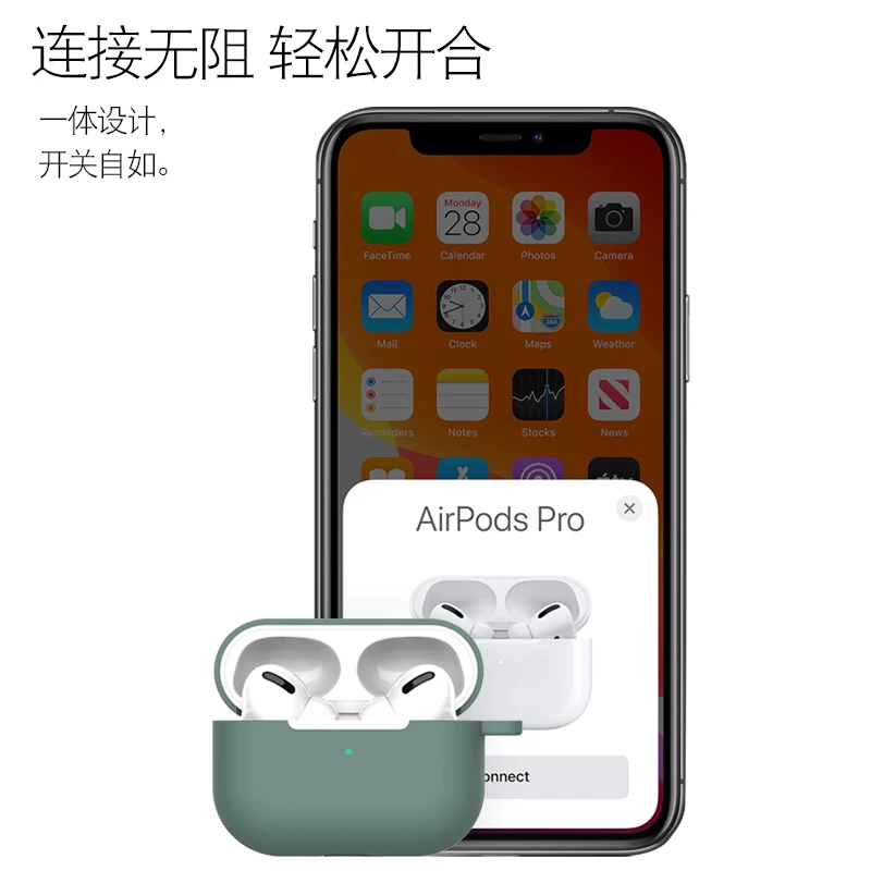 Сумка для гарнитуры для Apple airpods Pro airpods3 Беспроводная bluetooth-гарнитура с зарядным покрытием Защитный пакет из силикагеля