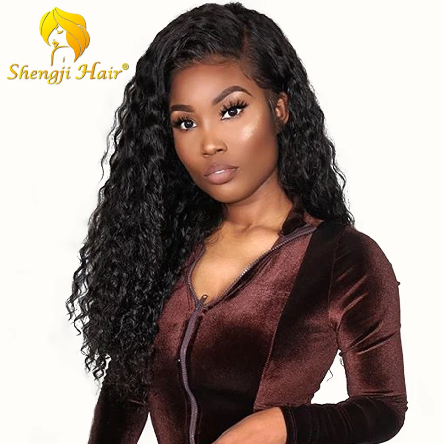

Curly Lace Front Wig 13x6 Brazilian Lace Front Human Hair Wigs For Black Women 150% Density Fake Scalp Shengji Remy Hair Wig