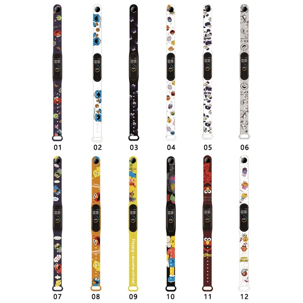 The New Wristband Is Suitable for Mi Band 6 Wristband Smart Bracelet Personality Replacement Mi Band 5 Smart Strap Xiaomi Band