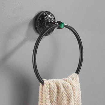 

Black Oil Rubbed Brass bathroom towel ring holder Towel holder Ring,Towel Bar bathroom towel accessories