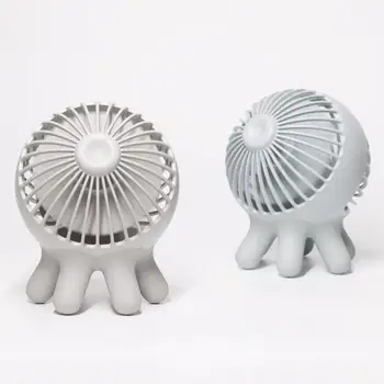 

Octopus Desktop Pet Fan Cartoon Squid Mini USB Fan Portable Base Small Fan Household Electrical Appliances Desktop Electric Fan