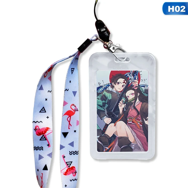 2 1 шт. аниме Demon Slayer Kimetsu Ghost Blade периферийные карты набор периферийных продуктов студенческий держатель для карт автобус держатель для карт - Цвет: 2