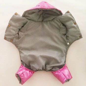 

New Dog Clothes Thicken Jacket Warm Fleece Puppy Coat Windproof Warm Down Cotton-Padded Coat Dog Winter Costume Hooded Jacket