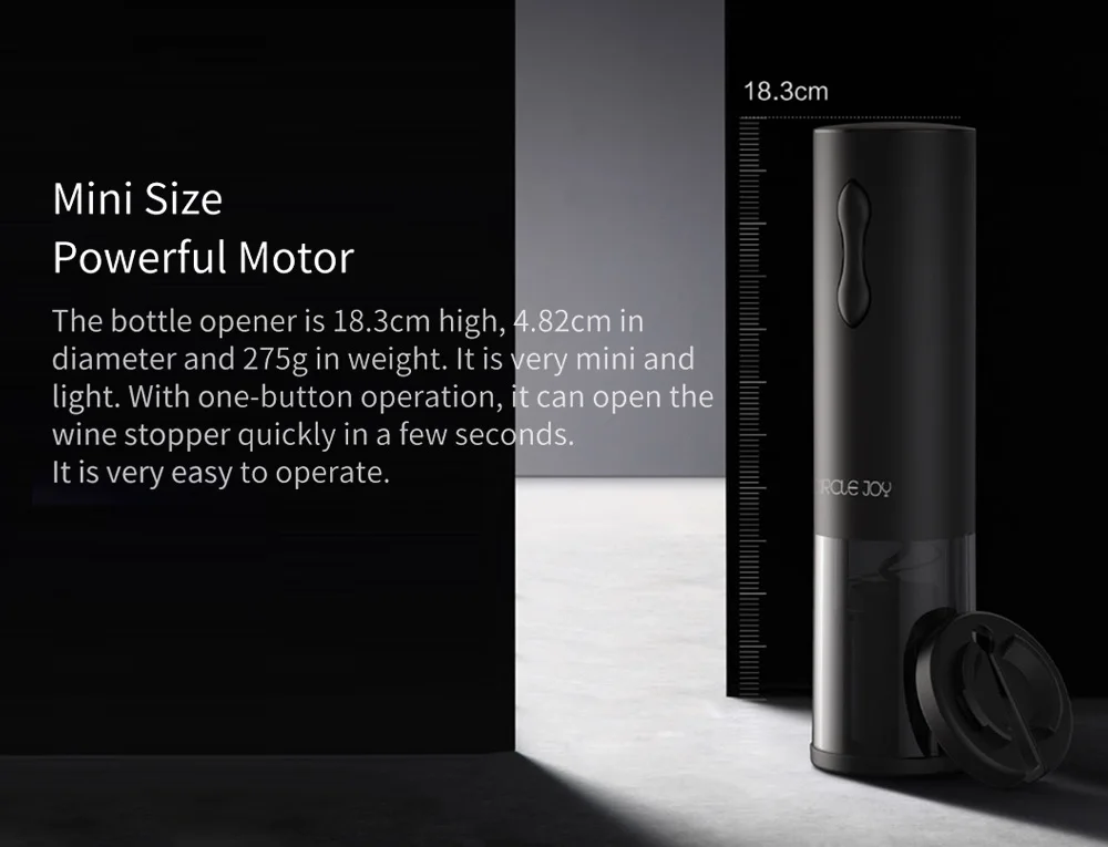 Xiaomi Красный штопор набор CircleJoy usb зарядка открывалка для бутылок супер сенсорный с фольга резак от Xiaomi Youpin кухонный штопор