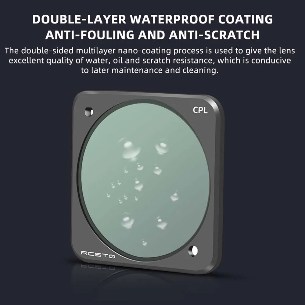 For DJI ACTION 2 Filter Camera Professional SART UV CPL ND4 ND8 ND16 ND32 Lens Filter Set Accessories