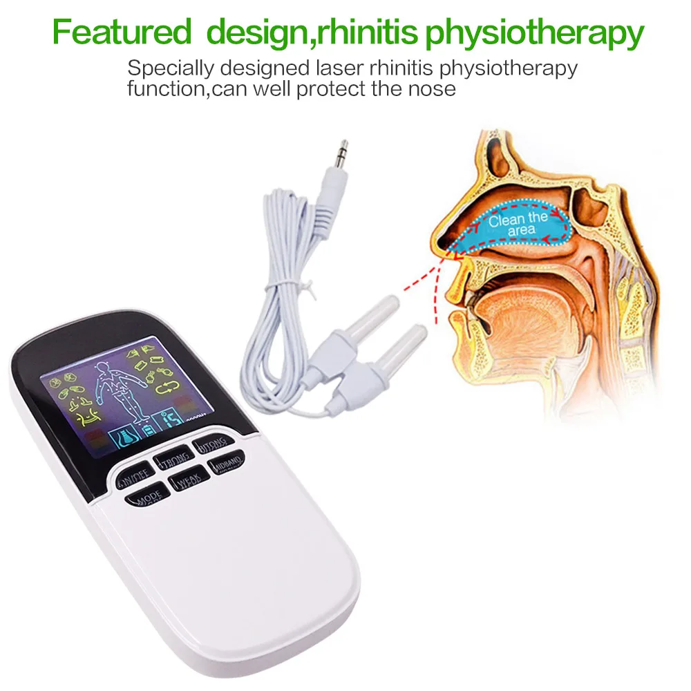 Digital Nerve Massage Machine with Rhinitis Sinusitis Cure Electronic Pulse Massage 8 Mode ElectroTherapy Back Tens Massager Digital Nerve Massage Machine with Rhinitis Sinusitis Cure Electronic Pulse Massage 8 Mode ElectroTherapy Back Tens Massager