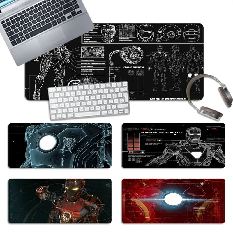 Коврик для мыши Nice The Iron man Настольный коврик ПК ноутбука геймера клавиатуры в
