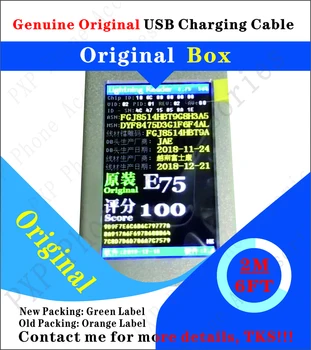 

10pcs/Wholesalelots,100% Original and Genuine Tested 100 Scores 2m / 6FT OD 3.0mm USB Data Sync Charger Cable for Foxconn Phone