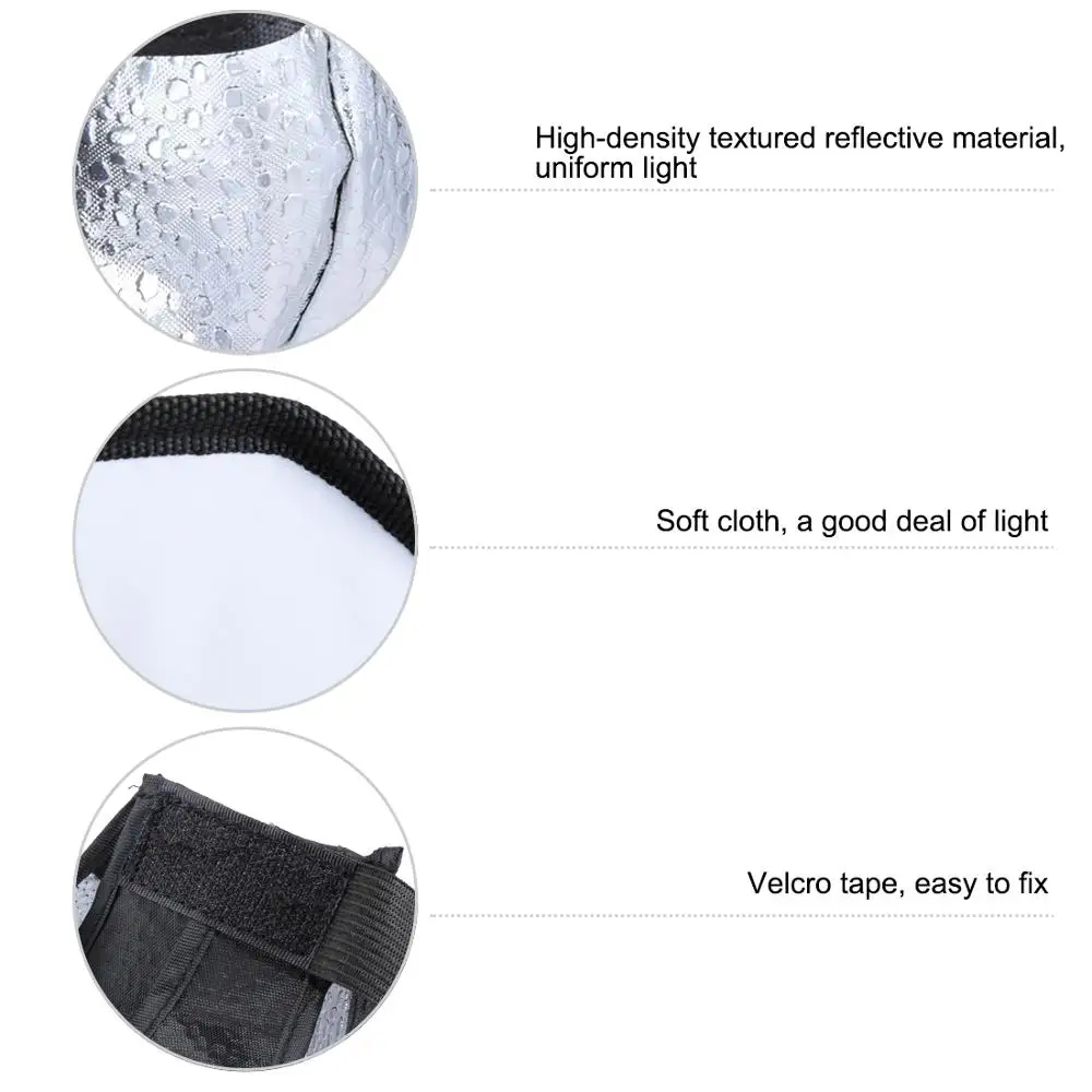 20 CM Professional Universal Portable Flash Diffuser Soft Box For Camera Speedlight Softbox Photo Studio Accessories photography softbox,bowens mount softbox,portable softbox,photography lighting kit,studio light umbrella