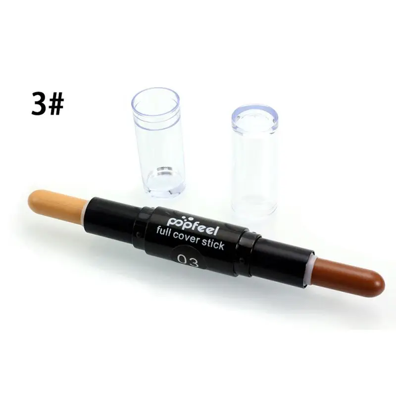Двуглавый консилер ручка туба высокий светильник емкость для ремонта консилер в стиках трехмерная емкость для ремонта макияжа - Цвет: 3