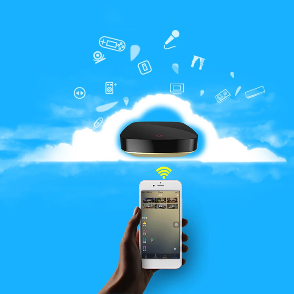 Умный дом универсальный Smart ПДУ автоматический WiFi ИК RF переключатель для Alexa