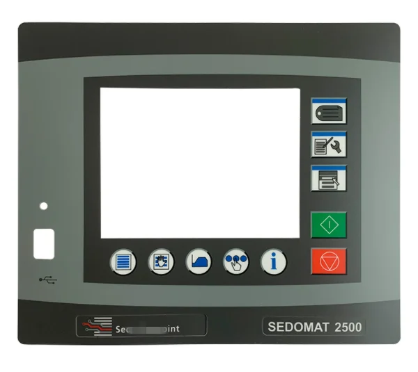 

Textile machine touch screen SEDOMAT 2500 touch panel protective film