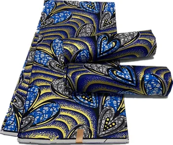 

2020 Beautiful design wax prints Guaranteed veritable african wax fabric Nigerian golded wax style for african ankara dress