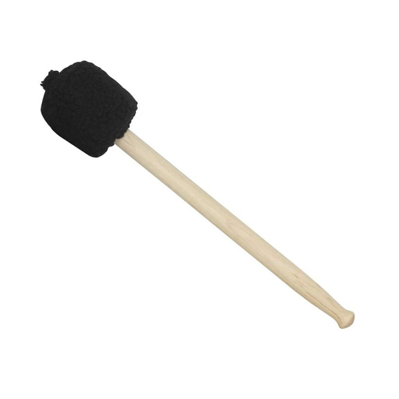 Шьет-симфония бас барабанная палка тимпани молоток войлочная головка деревянная ручка черный