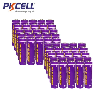 

50PCS PKCELL AA battery ER14505M battery 1800MAH 3.6V Lithium Batteries Li-SOCl2 (Power Type) 14*50.5 High discharge current