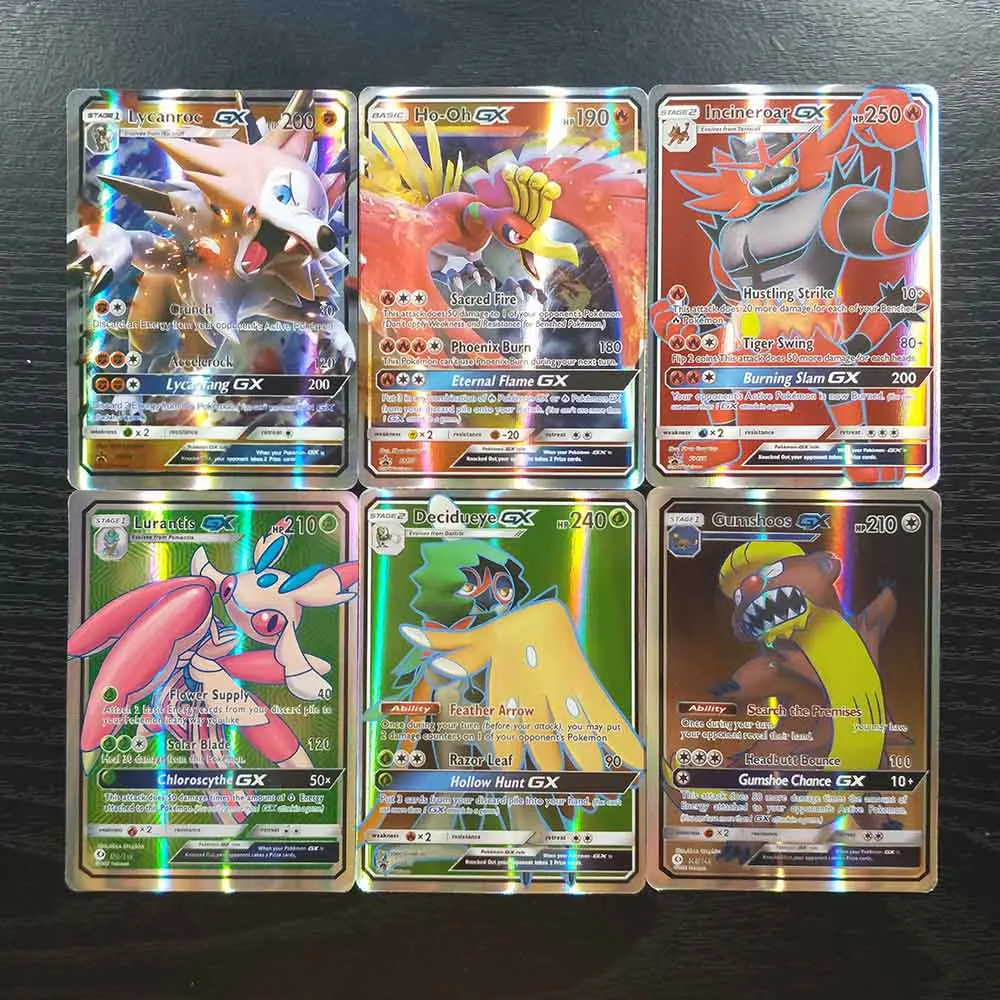 TAKARA TOMY, Покемон, 120 шт., флеш-карты, 109 GX, 11 тренировочных коллекций, битва, сверкающая карточная настольная игра, детские игрушки, подарки