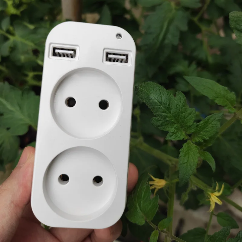 EU Extension Power Strip Plug Adapter