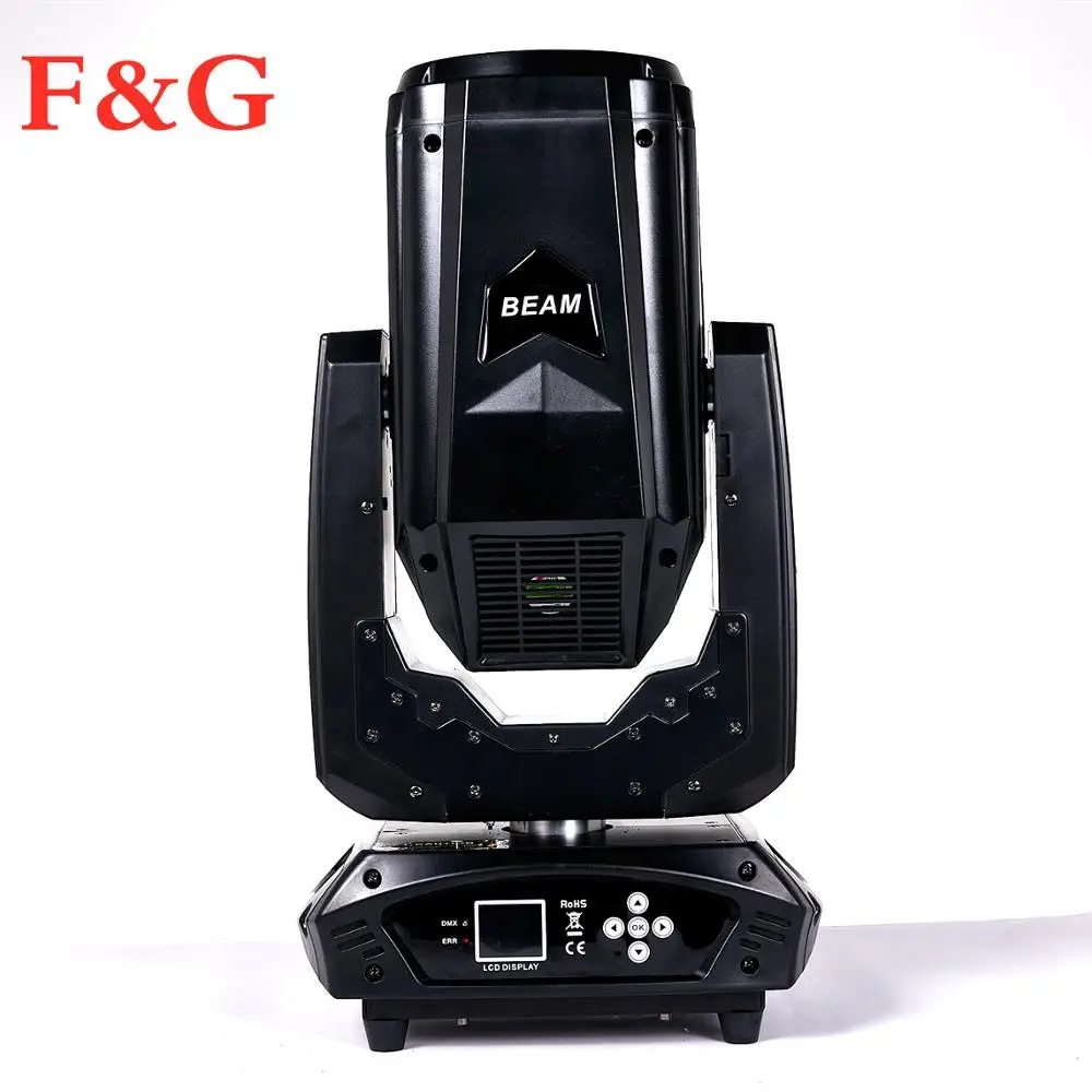 Черный F& GHaz de 260 10R etapa DJ Дискотека luz DMX512 управление каналом de gobo cabeza luz 14 цветов con efecto de arco iris - Цвет: Черный