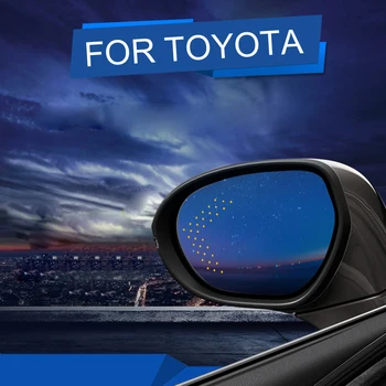 

For Toyota RAV4 XA50 2019 2020 Car Exterior LED Mirror Replacement Cover Trim Accessories 2PCS