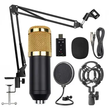 

Lightweight Condenser Microphone USB Power Supply Audio Studio Sound Recording