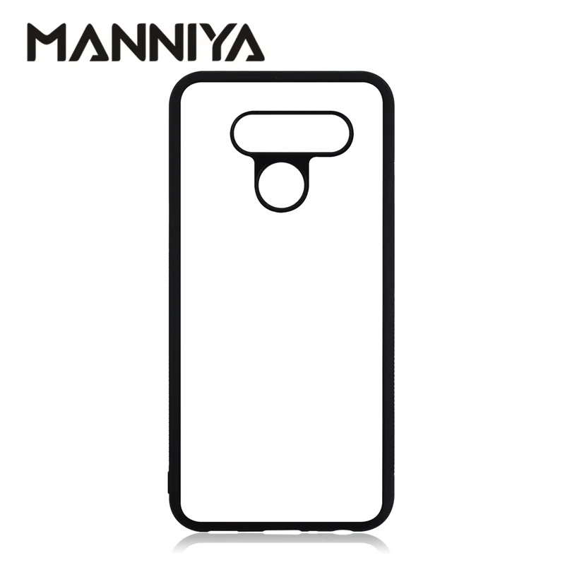 MANNIYA for LG G Series K Q V Blank Sublimation rubber Case with Aluminum Inserts 10pcs/lot | Мобильные телефоны и