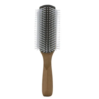 

Entangled Curls Hairdressing Comb Hair Brush Nine Rows Anti-Static Comb Men Oil Hair Brush Styling Tool-White